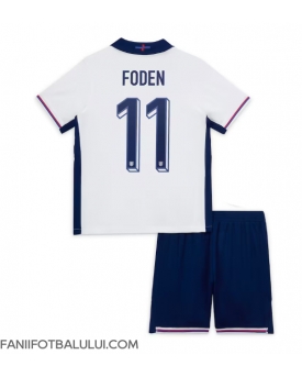 Anglia Phil Foden #11 Echipament de Fotbal Replică European 2024 Copii Acasa (+ Șorturi)